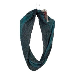 Merona Teal and Black Infinity Scarf